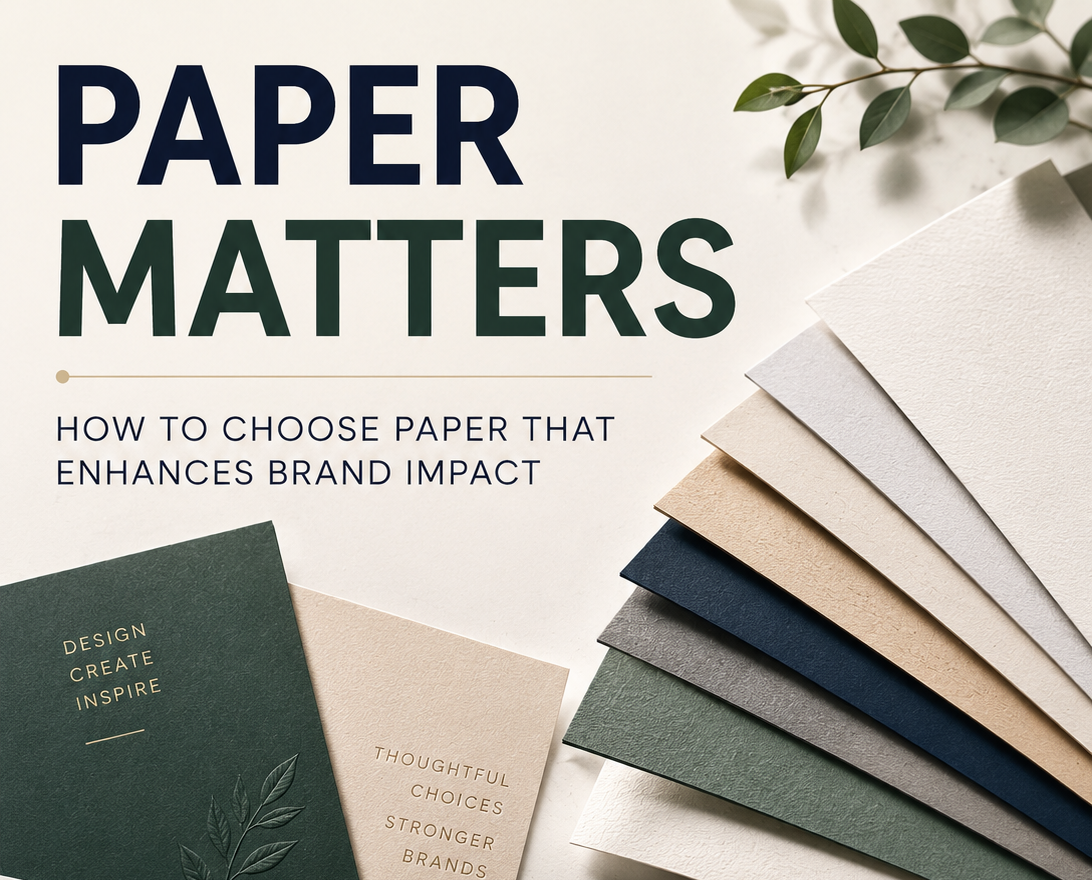 Paper Matters: A Strategic Guide to Choosing the Right Paper for Brand and Marketing Materials