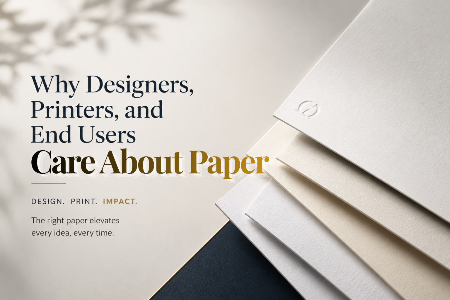 Why Designers, Printers, and End Users Still Care About Paper